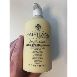 HAIRITAGE Biotin Infused Shampoo Yellow/White 13 fl. oz.